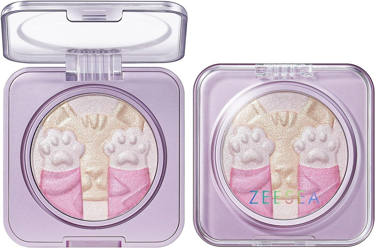 ZEESEA Cat Highlighting Blush (03# Purple)