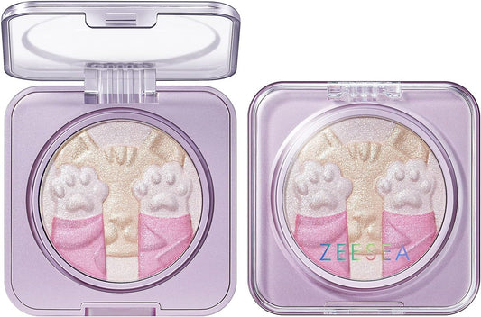 ZEESEA Cat Highlighting Blush (03# Purple)