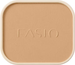 FASIO Powerful Stay UV Foundation Refill 410 Ochre, Normal Brightness, Natural Skin Color, Refill, 0.3 oz (10 g)