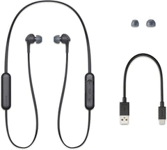 Sony/Sony WI-XB400 Extra Bass Extra Bass In-Ear Wireless Earphones (Black/Black)