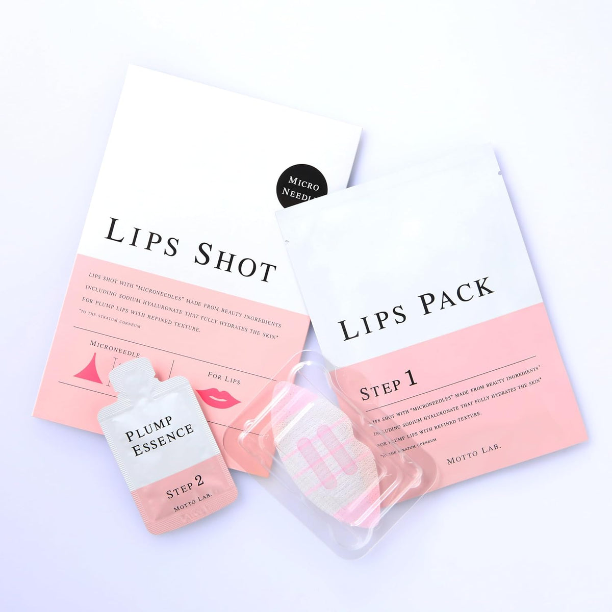 Official Lip Shot Microneedle, Needle Patch, Lip Pack, Lip Care, Essence, Hyaluronic Acid, Lip Mask, Moisturizing