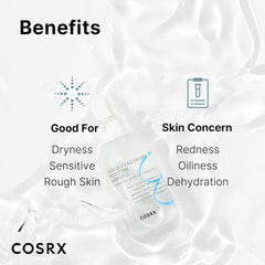 COSRX Hydraium Hyaluronic Moisture Ampoule 40ml Hyaluronic Acid Hydration Serum Milky Lotion Dry Skin Sensitive Skin Vitamin B5 D-Panthenol Allantoin Skin Barrier Protection Moisture Barrier