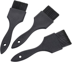 Frcolor Hair Dye Brush Hair Color Brush Hair Dye Comb Hair Dye Brush for Home Hairdresser DIY Professional Set of 3 (Black)