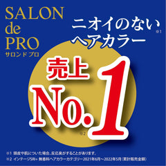 Salon de Pro Unscented Odorless Quick Coloring Hair Dye Cream For Graying Hair, Quasi-Medicated, Color: Dark Brown (6)