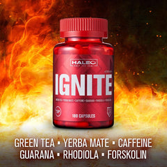 HALEO Ignite Formulated with 6 Natural Plant-Derived Extracts, Diet Support, 180 Capsules (90 Servings)