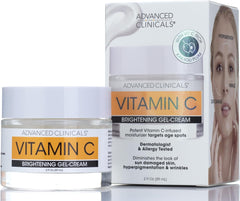 Advanced Clinicals, Vitamin C, Brightening Gel Cream, 2 fl oz