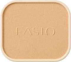 FASIO Powerful Stay UV Foundation Refill 405 Ochre, Slightly Bright, Natural Skin Color, Refill, 0.3 oz (10 g)