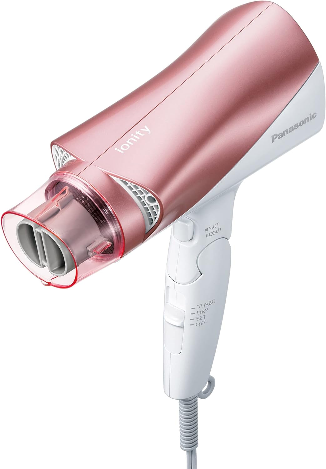 Panasonic EH-NE6G-PP Dryer, Quick Drying, Large Airflow, Pale Pink Tone