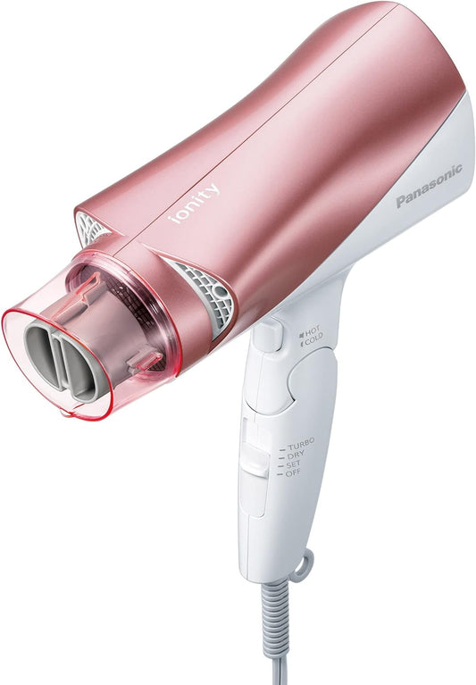 Panasonic EH-NE6G-PP Dryer, Quick Drying, Large Airflow, Pale Pink Tone