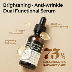 SOME BY MI Galactomis Pure Vitamin C Grow Serum, 1.0 fl oz (30 ml) Serum, Niacinamide, Dull Care