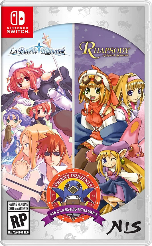 [Japanese Nintendo Switch] Prinny Presents NIS Classics Volume 3: The Pucelle: Ragnarok / Rhapsody: A Musical Adventure (Deluxe Edition) – Switch