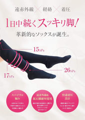 KEIRACS (L) Compression Socks, Meridental, Photoelectronic, Thiopree, Far Infrared Germanium, Cooling