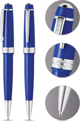 CROSS BALLPOINT PEN OILY Bailey Light NAT0742-4 Blue Authorized Import