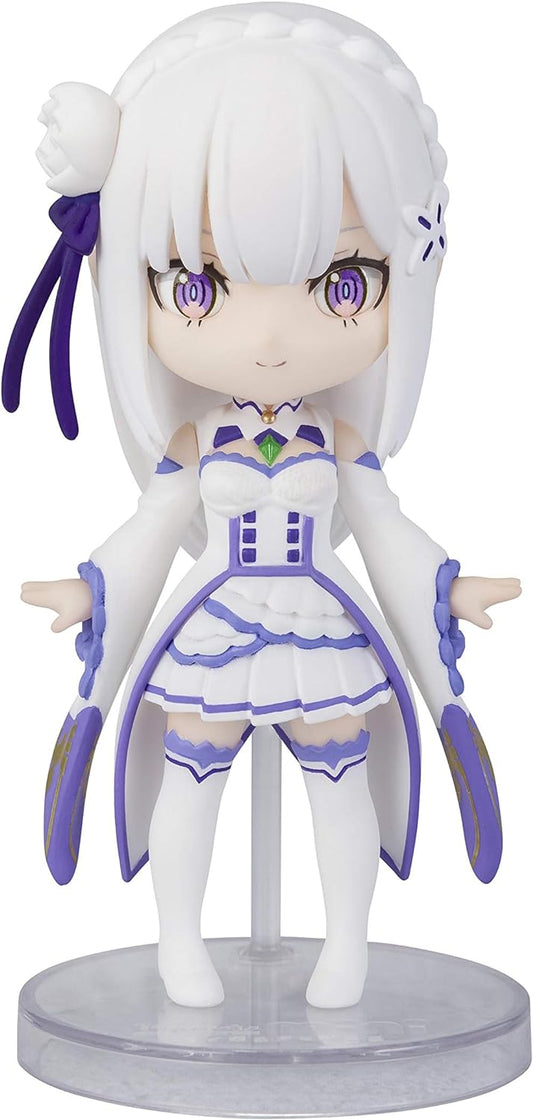 Figuarts Mini Re:Zero - Starting Life in Another World Emilia, Approx. 3.5 inches (90 mm), PVC   ABS, Pre-painted Action Figure BAS60992