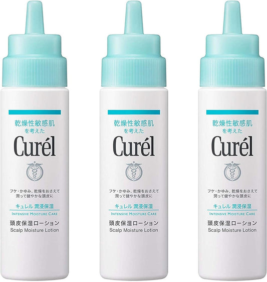 Curel Scalp Moisturizing Lotion, 4.2 fl oz (120 ml) x 3 Bottles