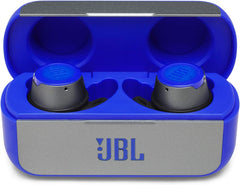 JBL REFLECT FLOW Fully Wireless Earphones, Approx. 10 Hours of Continuous Playback, IPX7 Waterproof, Bluetooth Compatible, Talk-Through Function, Blue