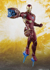 S.H. Figuarts Avengers Iron Man Mark 50 (Avengers: Infinity War), Approx. 6.1 inches (155 mm), PVC ABS Pre-painted Action Figure