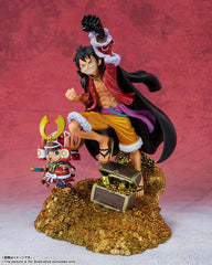 BANDAI SPIRITS Figuarts Zero One Piece Monkey D. Luffy - WT100 Commemorative, Painted by Eiichiro Oda, 100 Views of the Great Pirates - Approx. 7.5 inches (190 mm), ABS   PVC Pre-painted Complete Figure 201924