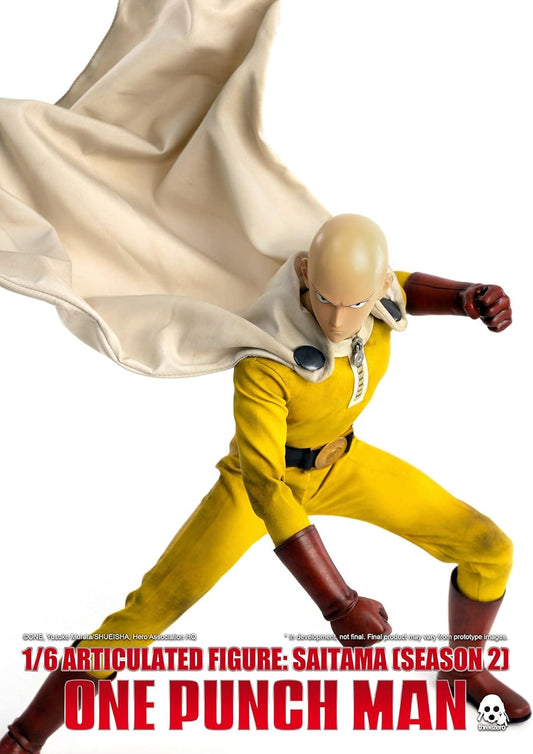 threezero One Punch Man Saitama 1/6 Articulated Figure: Saitama SEASON 2