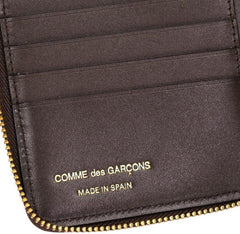 SA2100/Round zipper bi-fold wallet/BROWN/Chocolate brown/Comme des Garçons Parallel import goods