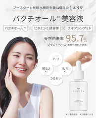 Vivota Beauty Serum, Next-Generation Retinol Bactiol, Developed with Pharmaceutical Companies, Vitamin C Serum, 1.0 fl oz (30 ml), Made in Japan