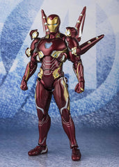 S.H. Figuarts Avengers Iron Man Mark 50 Nano Weapon Set 2 (Avengers: End Game), Approximately 6.1 inches (155 mm), PVC   ABS   Die-cast Pre-Painted Complete Action Figure