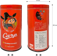 Hiroshima Toyo Carp Carp Boya Design Tin Contained Motoyama Tea Bag, 10 Pieces, CARP Red, Tin Included, Sencha, 400th Anniversary of Fukuyama Castle Construction x Hiroshima Toyo Carp x Kunoyama Toshogu Collaboration