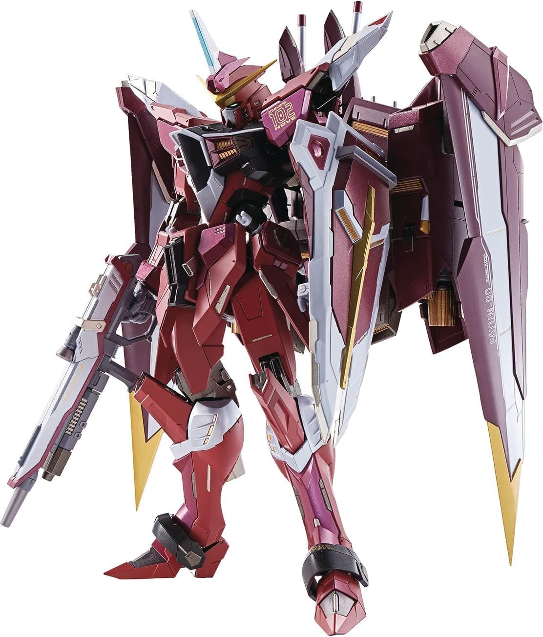 BANDAI SPIRITS METAL BUILD Mobile Suit Gundam SEED Justice Gundam Approx. 7.1 inches (180 mm), ABS   PVC   Die Cast Pre-painted Action Figure