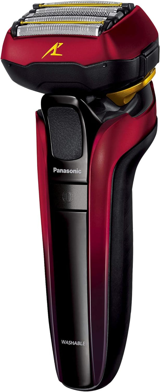 Panasonic Lamb Dash Linear Men's Shaver, 5 Blades, Red ES-LV5F-R