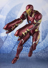 S.H. Figuarts Avengers Iron Man Mark 50 Nano Weapon Set 2 (Avengers: End Game), Approximately 6.1 inches (155 mm), PVC   ABS   Die-cast Pre-Painted Complete Action Figure