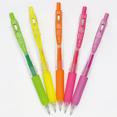 Zebra Gel Ballpoint Pen Sarasa Clip 0.5 Neon 5 Colors JJ15-5C-NO