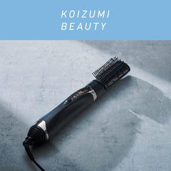 Koizumi KHC-5040/K Curling Dryer, Negative Ion, Large Airflow, 1000 W, Automatic Switching, 2 Types of Brushes, Hair Set, Black