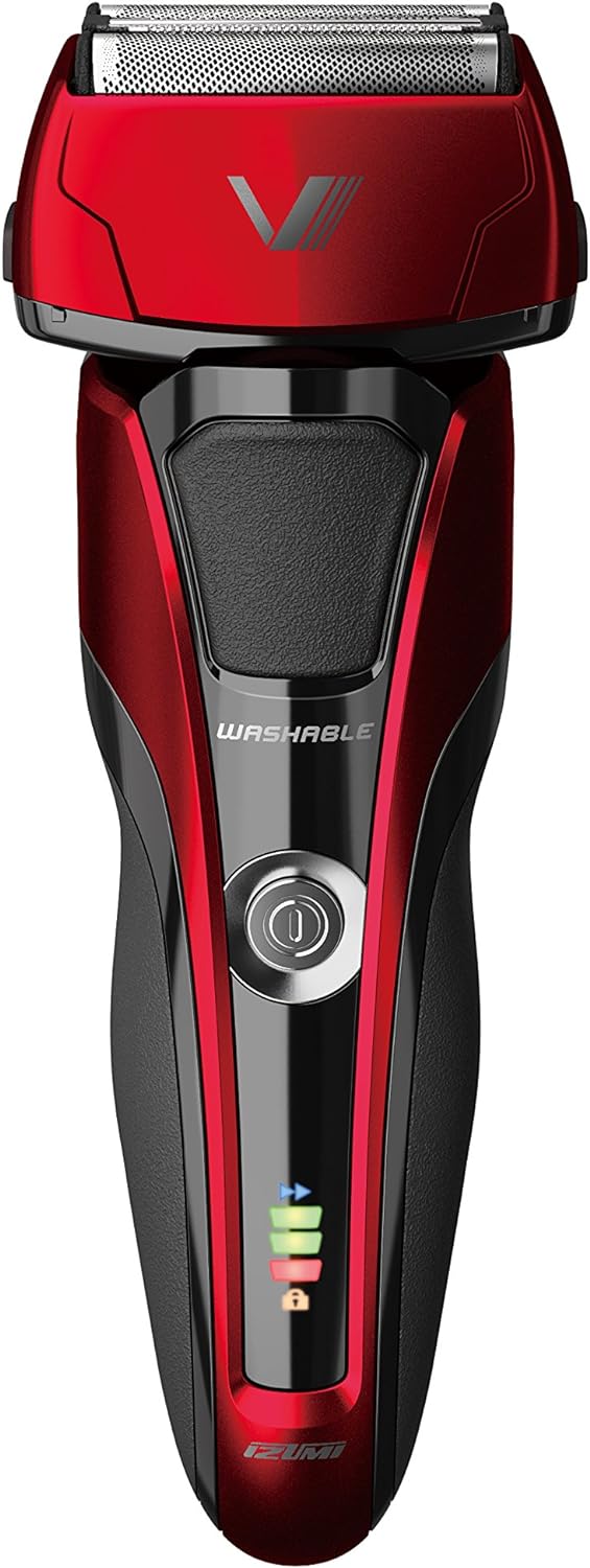 Maxell Izumi Electric Shaver 3-Blade Reciprocating Z-DRIVE High-End Series Red IZF-V917-R