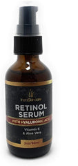 Premium Retinol Solution Essence Retinol Solution Hyaluronic Acid, Vitamin A, Vitamin E, Aloe Vera, Organic, Large Capacity