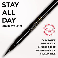 Stila Stay All Day Waterproof Liquid Eye Liner - Intense Black (Carbon Black)