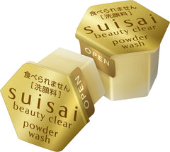 Suisai Beauty Clear Gold Powder Wash (Trial) Enzyme Facial Cleansing Powder, Single Item, 1 Dose x 15 Pieces, Adhesion Foam, Moisturizing, Pores, Blackheads, Dirt, Square Plug, Zara, Old Horny Care|