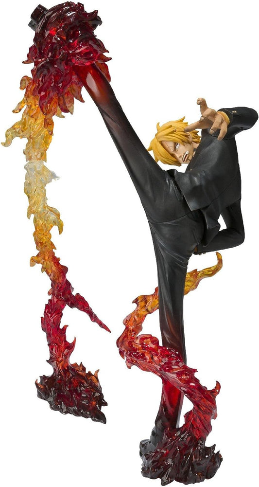 Figuarts Zero Sanji-Battle Ver. Devil-style Legs Painting Dragon Point Shot - (Diable Jambe Flambage Shot)