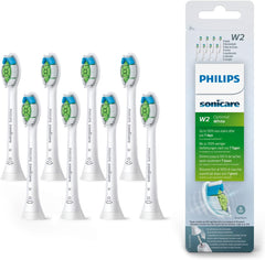 Philips Sonicare Replacement Brush, Optimal White, Regular Size, White, 8 Pieces HX6068/12