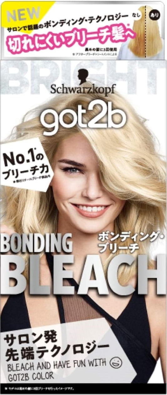 Schwarzkopf Quasi-Drug got2b Gottovy Bonding Bleach Salon Topic for Damageless Bleached Hair.Care Bleach Bleached Color High Tone Color Double Color Hair Color 25g + 75mL + 15g 1pcs (x1)