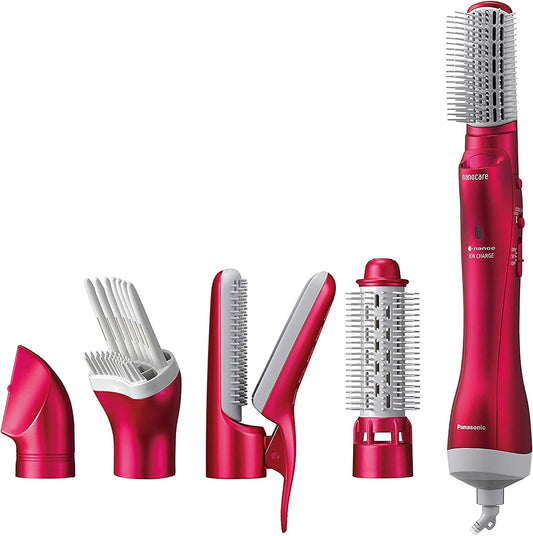 Panasonic EH-KN9C-RP Kurukuru Dryer, Nano Care, For Overseas Use, Rouge Pink