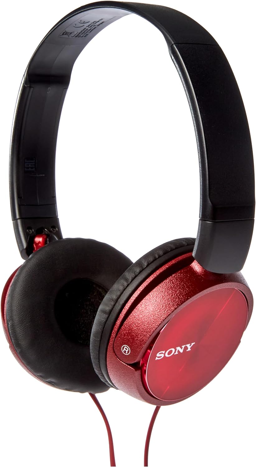 MDR-ZX310 Headphones. red