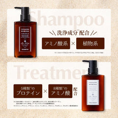 [Japanese Shampoo and Conditioner] Produced by Miyu Ikeda Pua Nanala Shampoo   Treatment 400mL (Set) Amino Acid Organic Fuzeamomona Fragrance