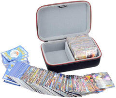 RLSOCO Large Capacity Card Game Storage Case, Compatible with Pokemon Trading Cards, DM23-BD1, Duel Masters TCG, Eevee Heroes, Duel Masters, Yu-Gi-Oh! OCG, Dragon Ball Card Game, etc. Can hold 600 cards (M (new))