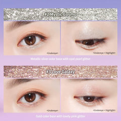 ETUDE Shineix Eyes Glitter, Mystic Cosmo, Eyeshadow, Eyeliner, Teardrop Bag, Glitter, Glitter, Metallic, 2.5 grams, 1.0 pcs