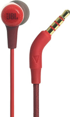 JBL E15 Earphones Canal Type/Mic Onboard JBLE15 Official Japan Product: red