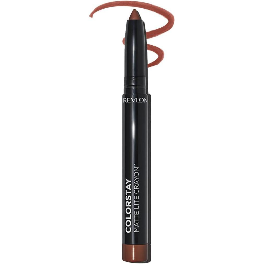 Revlon Colorstay Matte Lite Crayon(TM) 003 Souffle All Day Color image: Pomegranate Brown (Ieve Brevet) Crayon Lip /Revlon Colorstay Matte Lite Crayon(TM) 003 Souffle All Day 1.4g