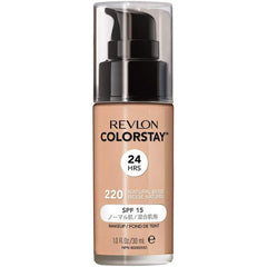 Revlon Color Stay Makeup N 220 Natural Beige (Color Image: Natural Pink Ocher SPF15) Foundation Natural Beige 30ml (x 1)