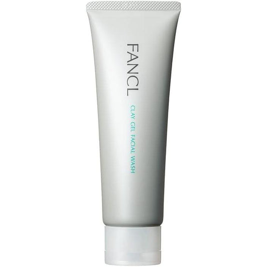 FANCL Mud Gel Facial Cleanser, 4.2 oz (120 g) (Approx. 60 Doses) Additive-Free (Pore Stain, Dark Heads, Strawberry Nose, Sensitive Skin)