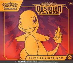 Pokemon Trading Card Game Scarlet   Violet Obsidian Flame Elite Trainer Box (9 Booster Packs, 1 Full Art Foil Promo Card   Premium Accessories)