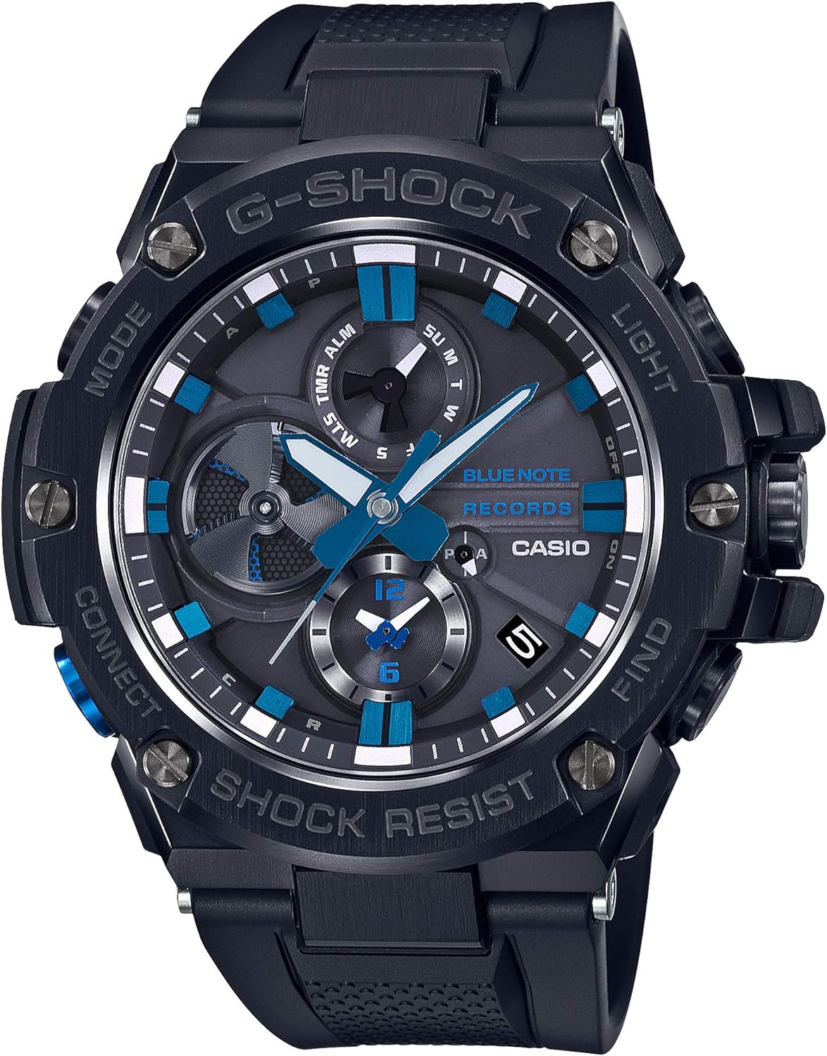 Casio G-SHOCK G-STEEL Blue Note Records Collaboration Model GST-B100BNR-1AJR Men's Watch